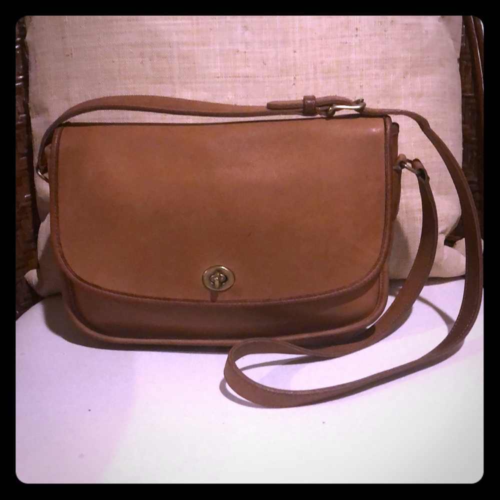 Coach Brown leather bag vintage